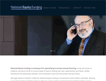 Tablet Screenshot of nationalequityfunding.com
